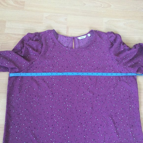 Reitmans XXL Rouched Short Sleeve Pink Blouse - Picture 8 of 8